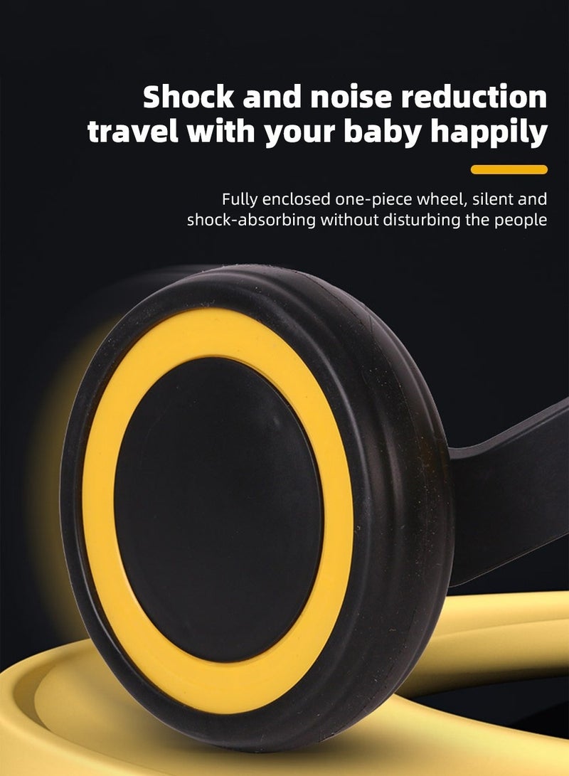 ميكسد دراجة ثلاثية العجلات للأطفال 3 في 1، دراجة ثلاثية العجلات للأطفال الصغار - دراجة ثلاثية العجلات مثالية للركوب مع مقبض الوالدين القابل للإزالة، ومسند الظهر، وحزام الأمان - Image 4