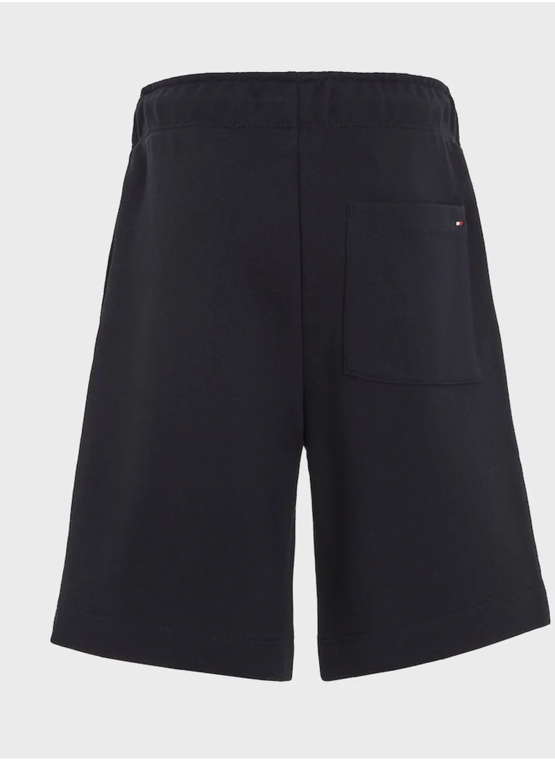 TOMMY HILFIGER Kids Monogram Sweat Shorts