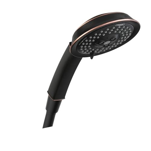 Hansgrohe رأس دش يدوي هانزغروهي رايندانس كلاسيك سهل التركيب 5 بوصة كلاسيك 3 توازن الهواء، دوامة، رين هواء 28548921 - Image 2