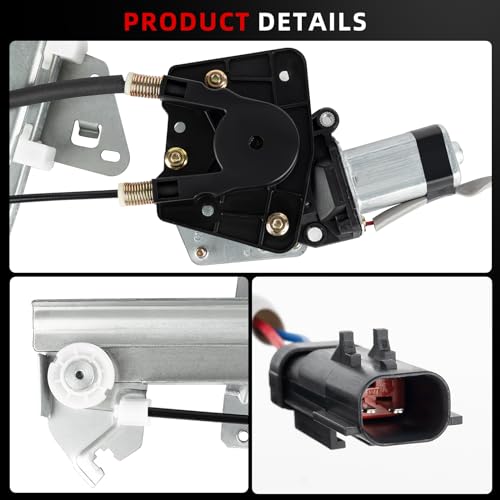 OVANOH Front Left Driver Side Power Window Regulator with Motor Assembly Compatible For Dodge Durango 1998-2003 Dakota 2000-2004 741-649 5066431AC - Image 2