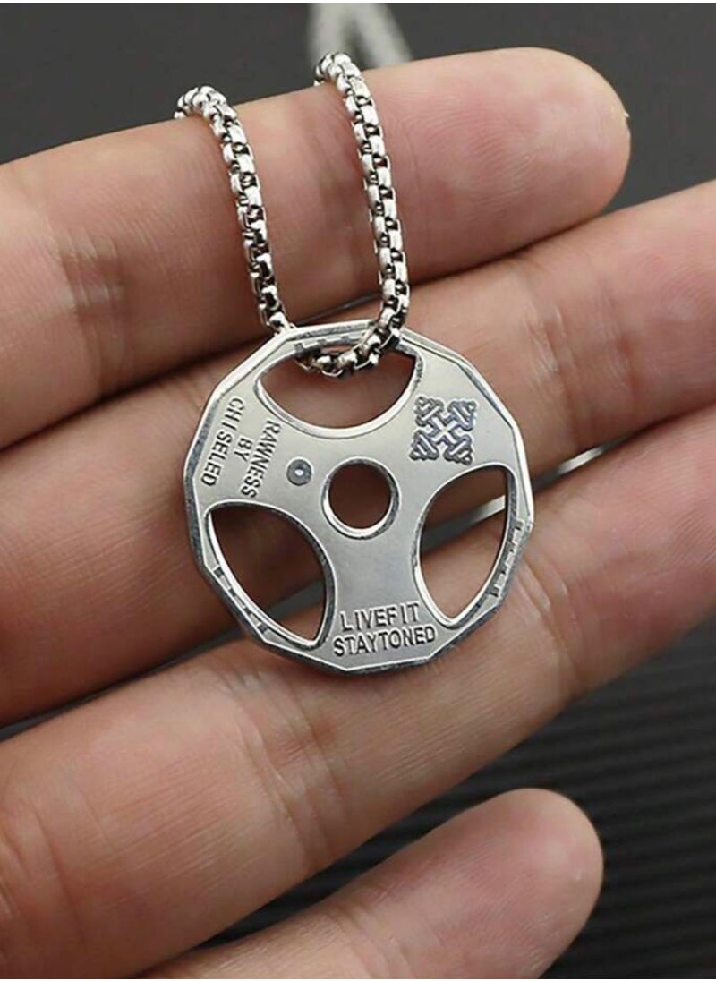 JewelryEveryday High Quality Silver Stainless Steel Necklace For Men Size 60 cm  - Image 1