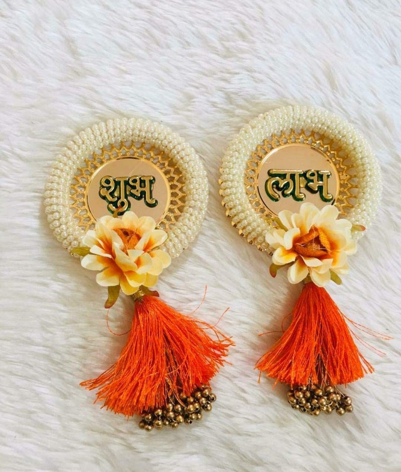 Sanvatsar Beautiful Shubh-Labh Wall Hanging,Diwali Decoration,Return Gift, Inaugration Corporat Gift - Image 5