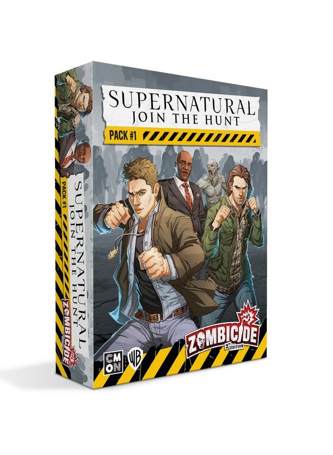 CMON Zombicide Supernatural Character Pack #1 - Sam, Dean, Alpha Vampire, Wendigo - Unleash Hellish Action! Cooperative Strategy Board Game for Ages 14+, 1-6 Players, 60 Minute Playtime, Made - Image 1