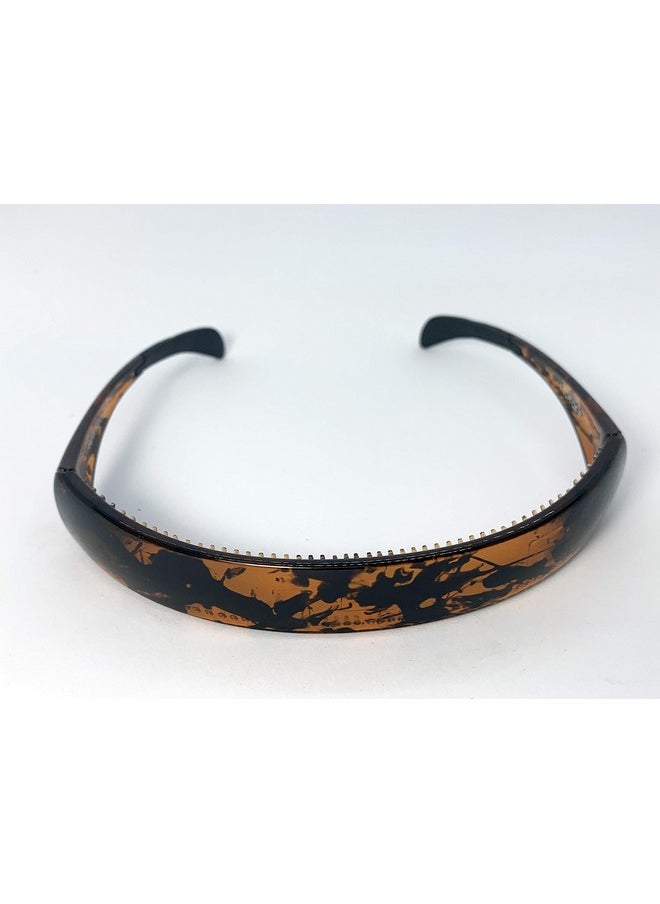 SqHair Hinged Headband Fits Like Sunglasses Providing Lift And Style Without Giving You A Headache Band (Tortoise)  - Image 3