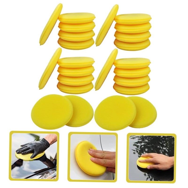 24pcs Car Wax Applicator Pads Polishing Sponge for Auto Detailing and Cleaning - Image 4