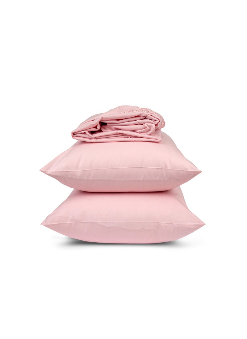 Home of linens Fitted Sheet Set Rose 100x200  - Image 1