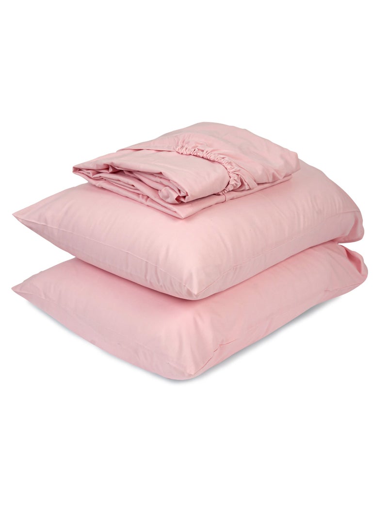 Home of linens Fitted Sheet Set Rose 100x200  - Image 2