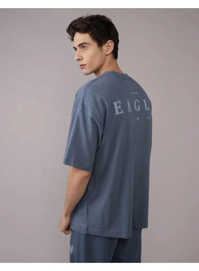 امريكان ايجل تيشيرت برسومات شعار بارز كبير الحجم