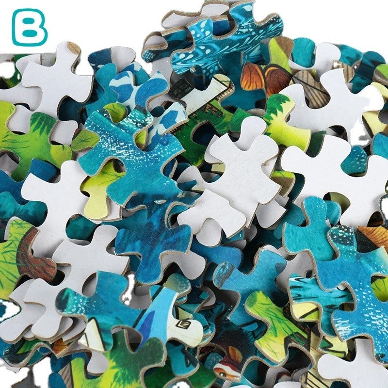 Bluejw High Quality  500 750 1000 Pieces Jigsaw Puzzle for Adults  Educational Paper Fun Puzzle Game - Image 5