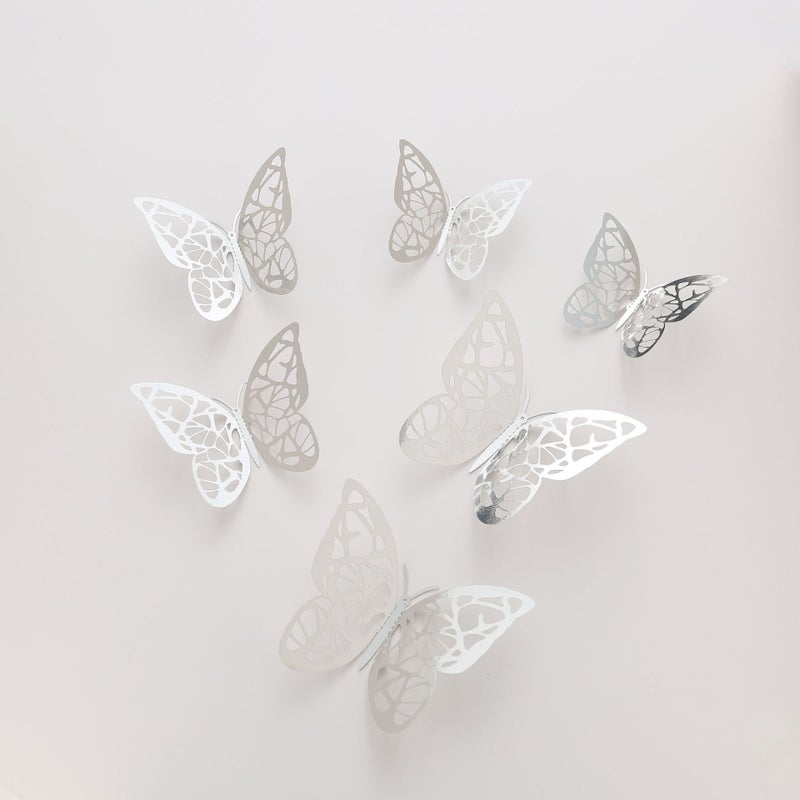3D Stereo Artificial Butterfly Wall Stickers Living Room Wall Decoration Cut Out Stickers Holiday Layout Cartoon Creative Stickers Export - Image 1
