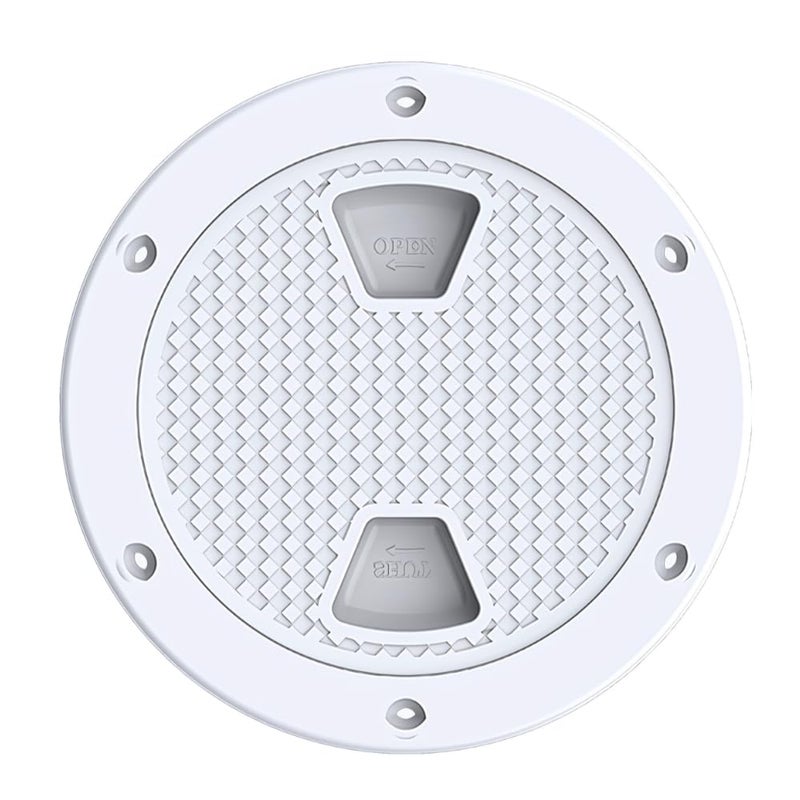 Seaflo 6" Boat Round Non Slip Inspection Hatch with Detachable Cover - Image 1