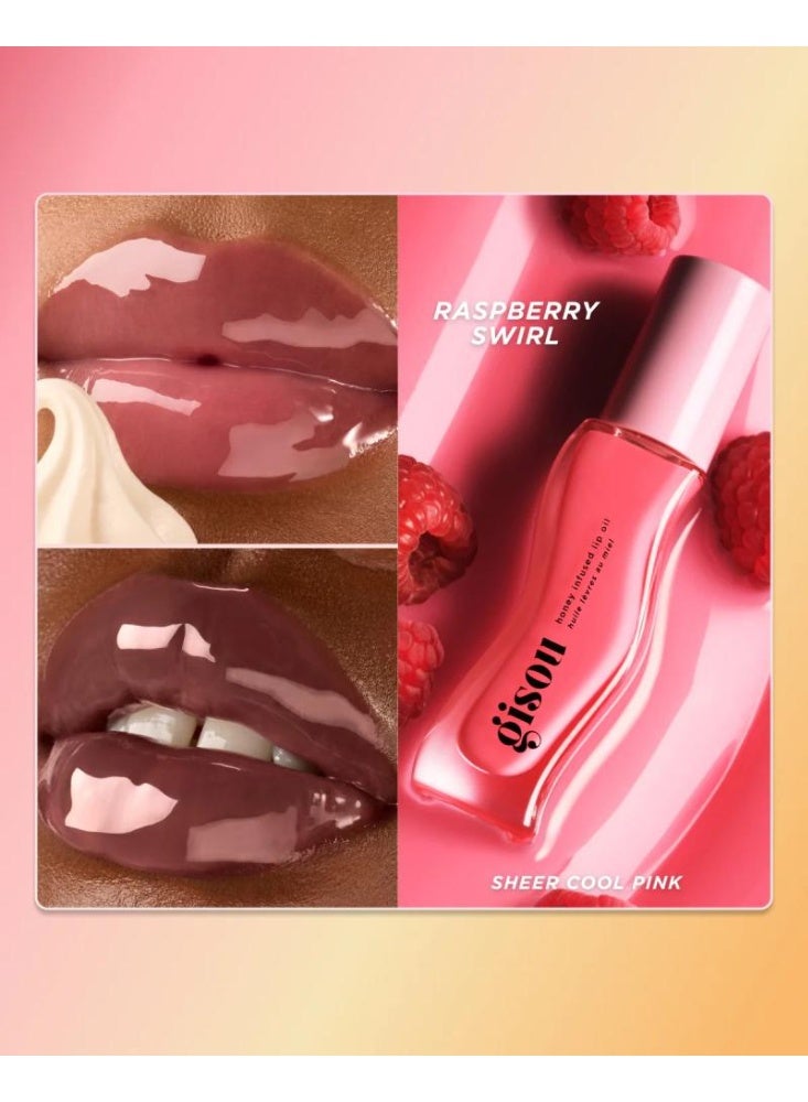 Gisou Lip Gloss & Moisturizer - Raspberry Soy 8ml - Image 3