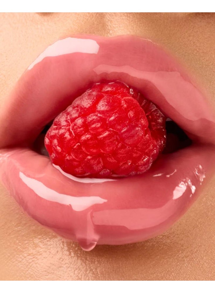 Gisou Lip Gloss & Moisturizer - Raspberry Soy 8ml - Image 2