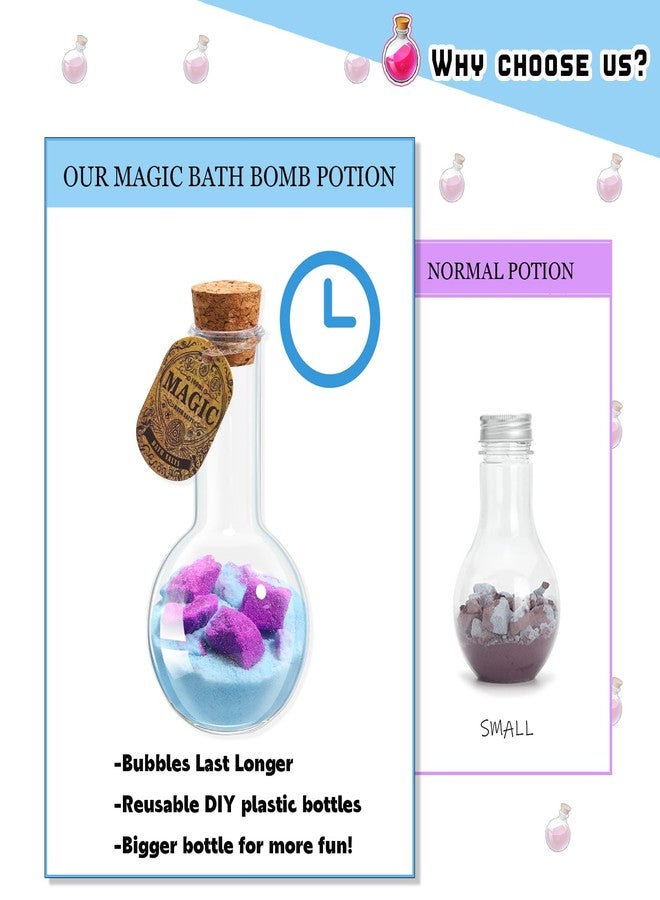 MeCids Magic Potion Bubble Bath Bombs for Kids -Bath Color Tablets Bath Potions for Toddlers Ages 4-12 Fun Science Kit Gift for Birthday, Halloween，Christmas- 6 Pack - Image 5
