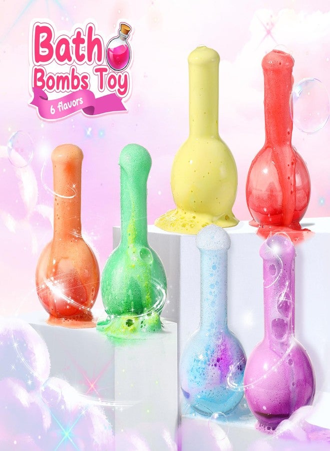 MeCids Magic Potion Bubble Bath Bombs for Kids -Bath Color Tablets Bath Potions for Toddlers Ages 4-12 Fun Science Kit Gift for Birthday, Halloween，Christmas- 6 Pack - Image 4