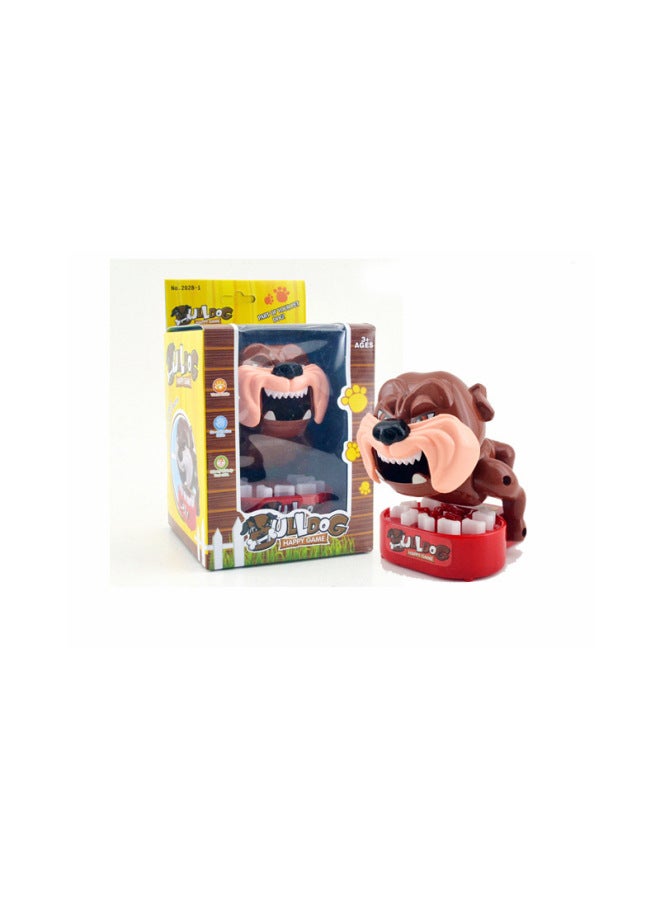 Loquat Beware Dog Tricky Toy Party Multiplayer Interactive Desktop Game Tooth Extraction Small Size Beware Dog Bite Hand-Color:2028-1 Hand-biting Evil Dog - Image 1