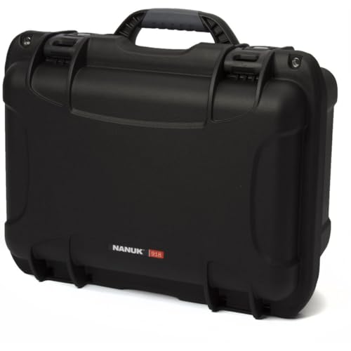 NANUK 918 Medium Waterproof Hard Case with Foam Insert 169 x 129 x 93 Black - Image 3