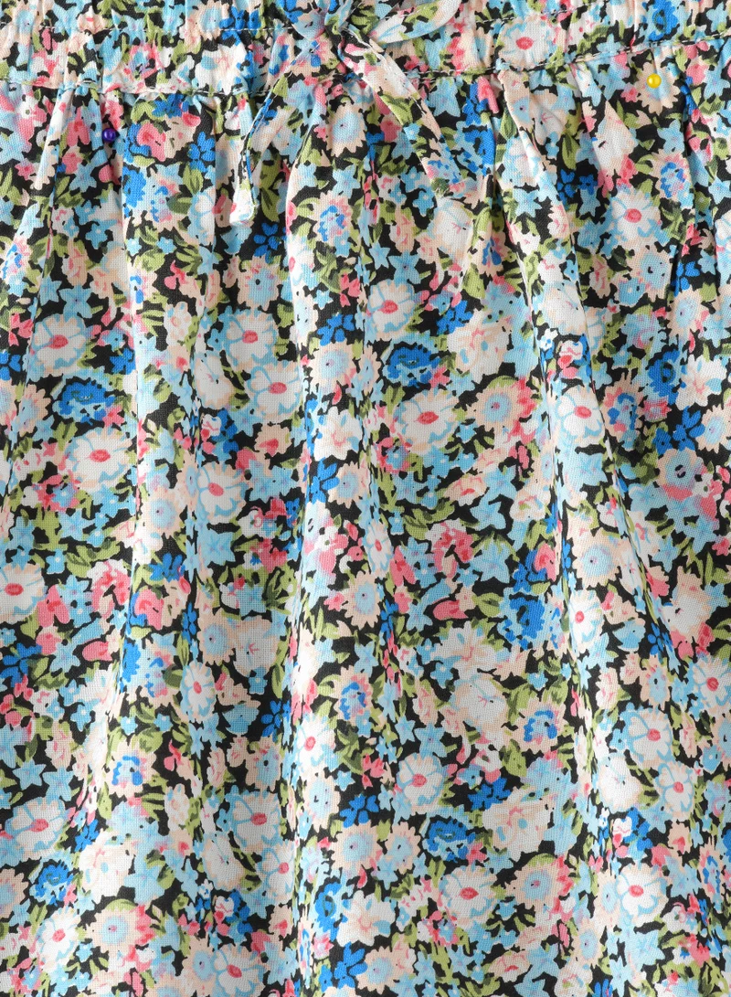 Jelliene Sunny Swirls: Girls' Flowy Viscose Skirt Breezy Fun & Springtime Flair