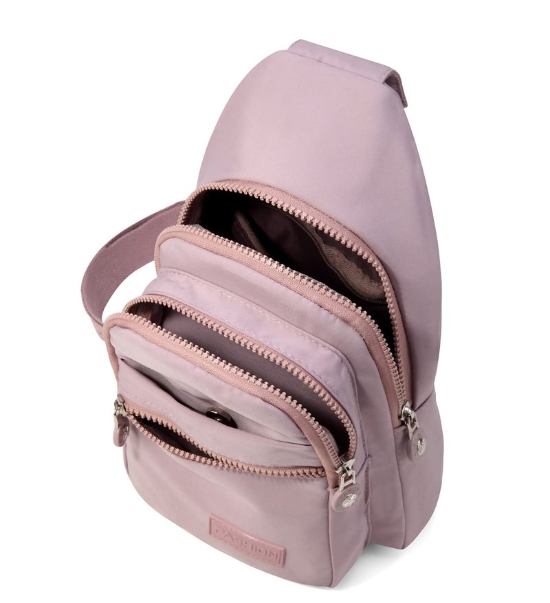 EVANCARY Small Sling Bag for Women, Sling Backpack Chest Daypack Crossbody Bag for Travel Sports Running Hiking - Image 3