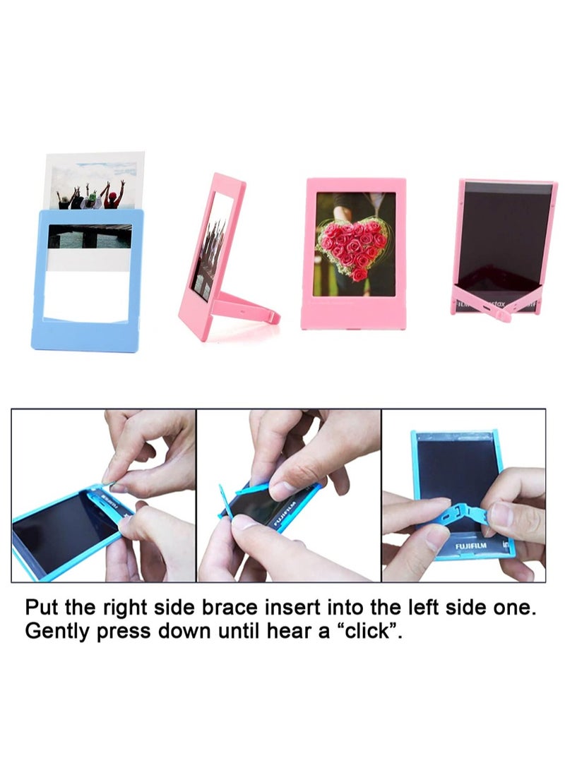 SYOSI Colorful Bundle Kit Accessories Set, Compatible with for Fujifilm Instax Mini 9 8 90 70 11 Camera, Accessory Include Film Stickers, Desk Frames, Hanging Frame, Instax Mini 11 Accessories  - Image 5