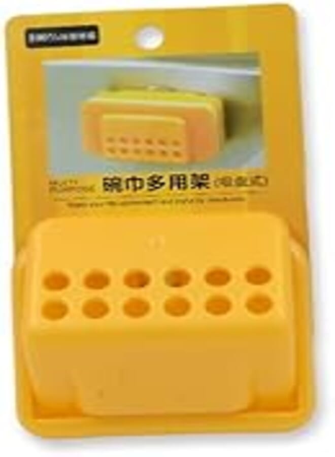 Oblivion Self Adhesive Sponge Holder No-Drilling Soap Holder for Shower Bathroom Kitchen, Sponge Holder - Kitchen Sink Organizer - Sink Caddy - Soap Holder - Spoon Rest - Multipurpose Use