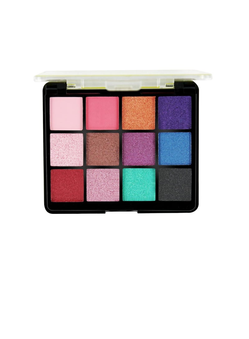 مارس 12 ظل عيون 2 هايلايتر 2 أحمر خدود 1 لوحة مكياج فرشاة باستيل متعدد الألوان 9271A 1 - Image 4