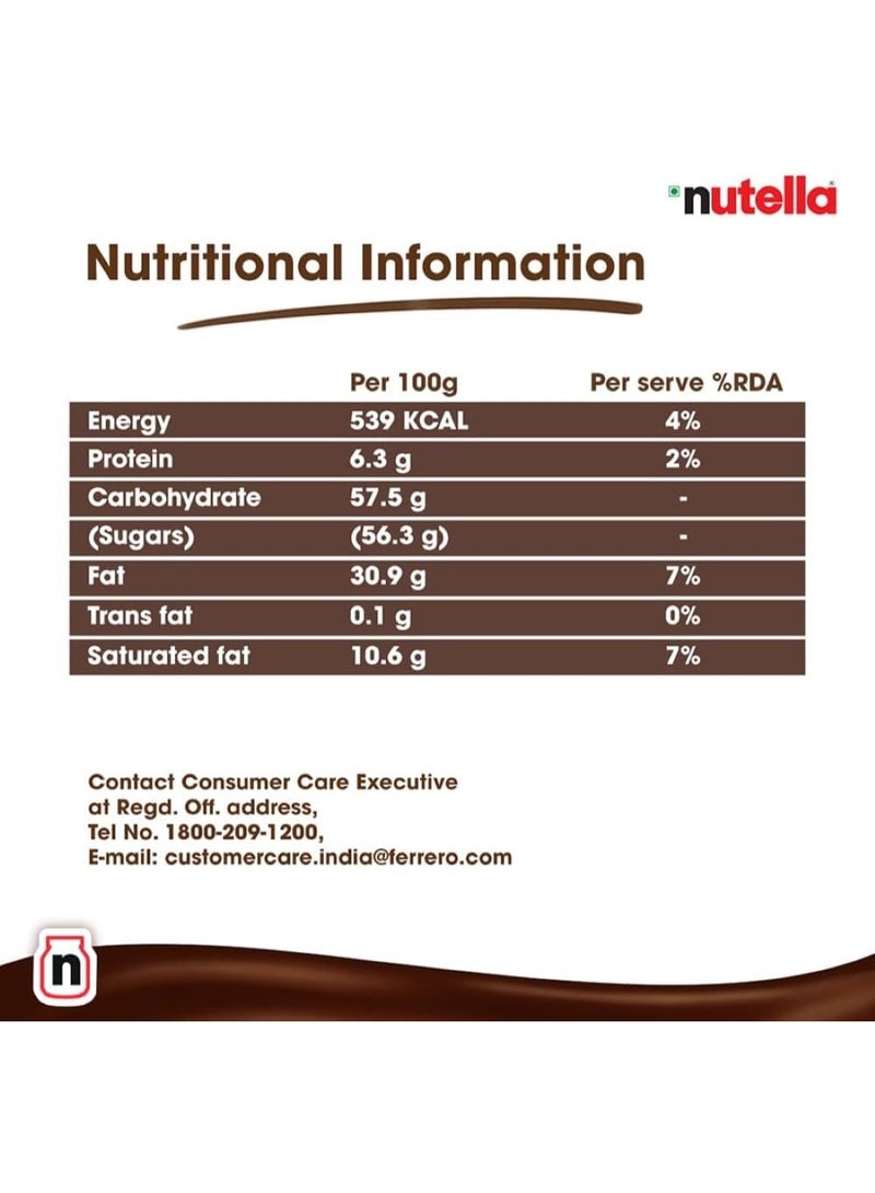 Nutella Hazelnut Chocolate Spread 350grams - Image 4