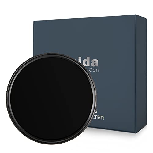 Haida Adjustable Filter for Camera MultiCoating Variable ND Waterproof Scratch Resistant Filter Pro II Nano Coating Optical Glass Neutral Density SLR Photographic Filter 77mm - Image 1