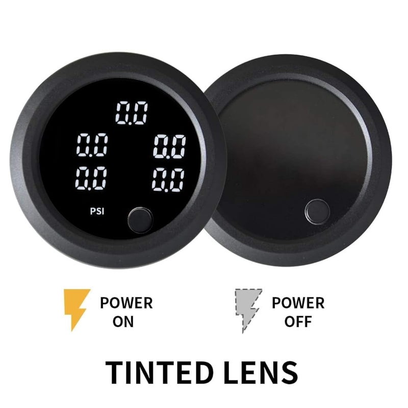 ZHSYMX 2-Inch 52mm Digital Air Suspension Pressure Gauge with 5 Sensors - Image 4