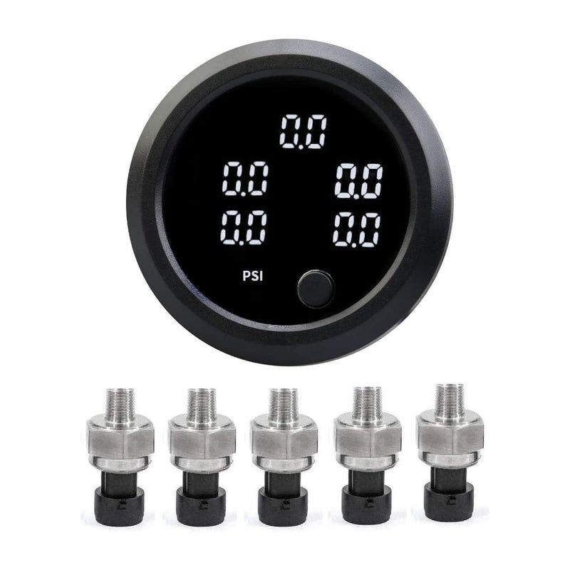 ZHSYMX 2-Inch 52mm Digital Air Suspension Pressure Gauge with 5 Sensors - Image 5