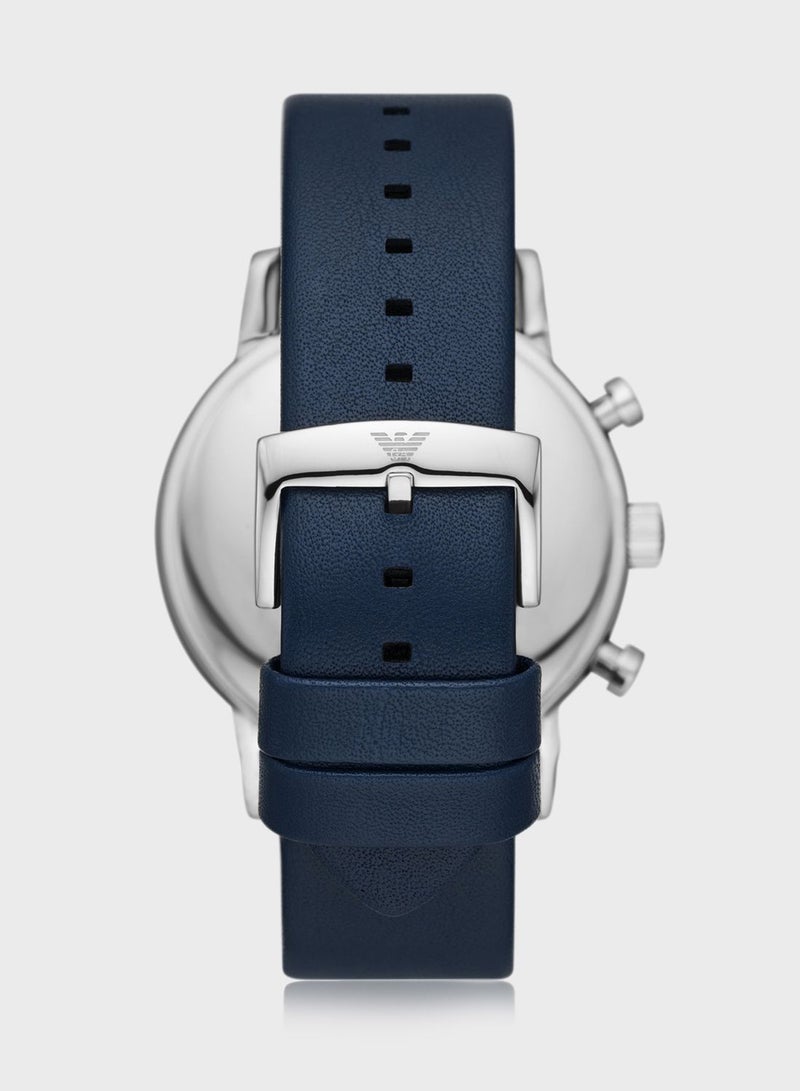 EMPORIO ARMANI Leather Strap Analog Watch - Image 2