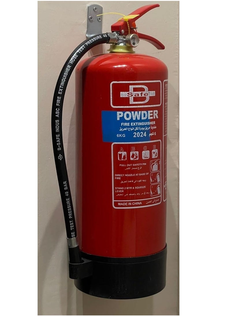 Generic - Powder fire extinguisher, ideal size for fighting all types of fires: 10 kg - Image 1