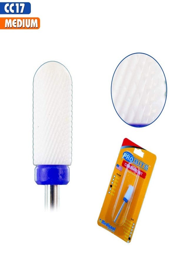 Medicool Ceramic Large Barrel Safety Bit for Manicure | CC17M - Image 2
