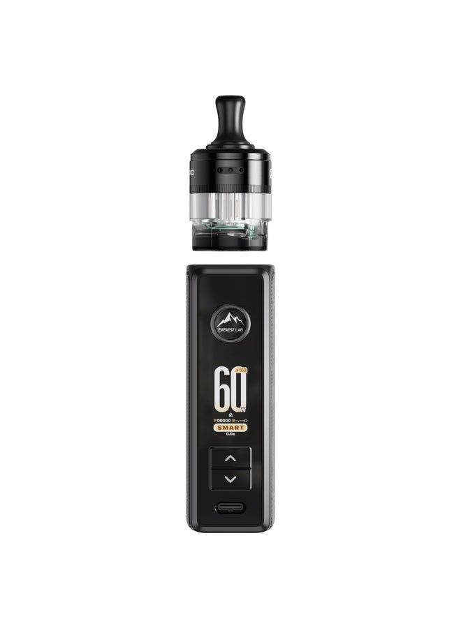 VOOPOO Drag S3 Spray Black Vape Refill Juice Kit Pod System 3 Professional Modes with 5ml Tank An Adjustable Top Airflow 60W 3000mA - Image 2