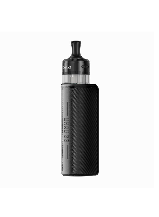 VOOPOO Drag S3 Spray Black Vape Refill Juice Kit Pod System 3 Professional Modes with 5ml Tank An Adjustable Top Airflow 60W 3000mA - Image 3