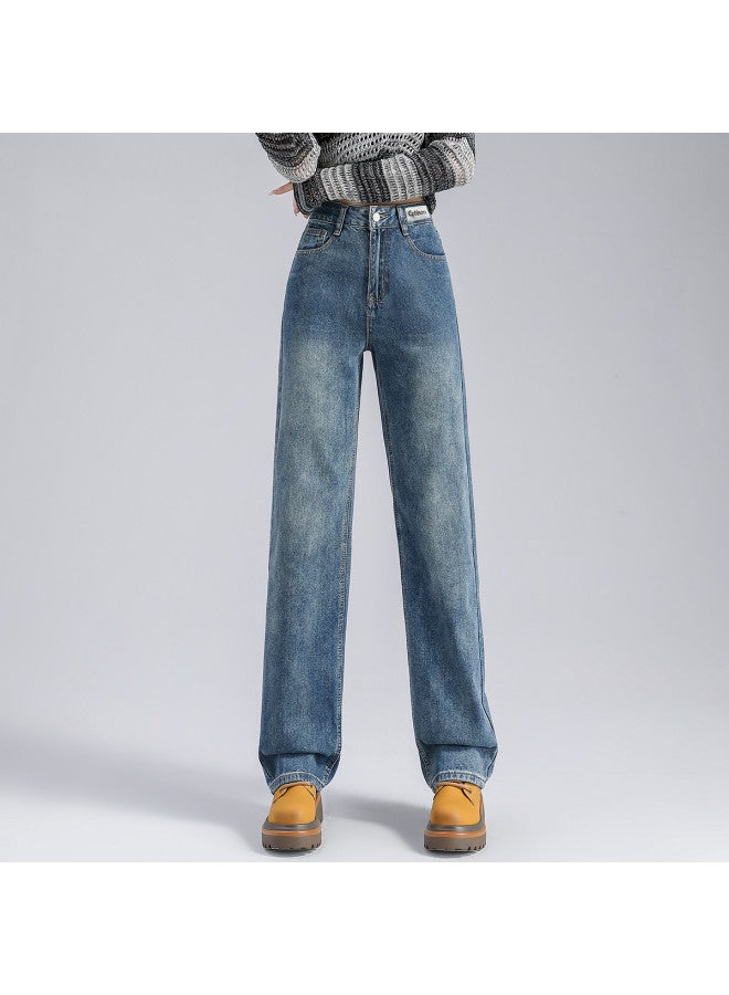 EPTISON Loose Straight Leg Jeans 2025 Summer High Waist Slimming Versatile Women's Retro Pants - Image 3