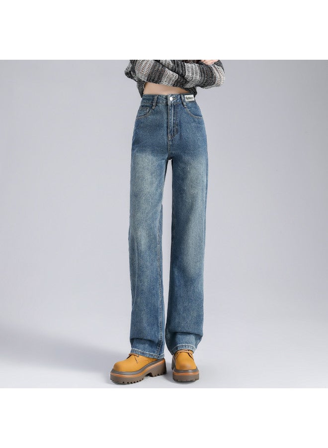 EPTISON Loose Straight Leg Jeans 2025 Summer High Waist Slimming Versatile Women's Retro Pants - Image 4