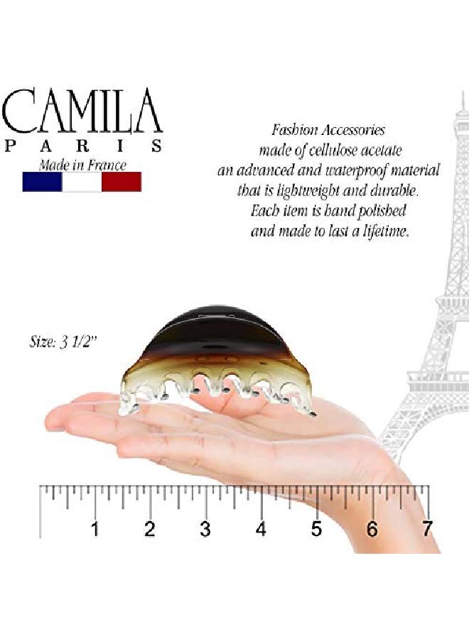 CAMILA Paris Cp2379 French Hair Clip For Women For Thick Volume Hair Brow And Clear Girls Hair Claw Clips Jaw Fashion Styling Hair Accessories For Women Strong Hold No Slip Grip Made In France - Image 4