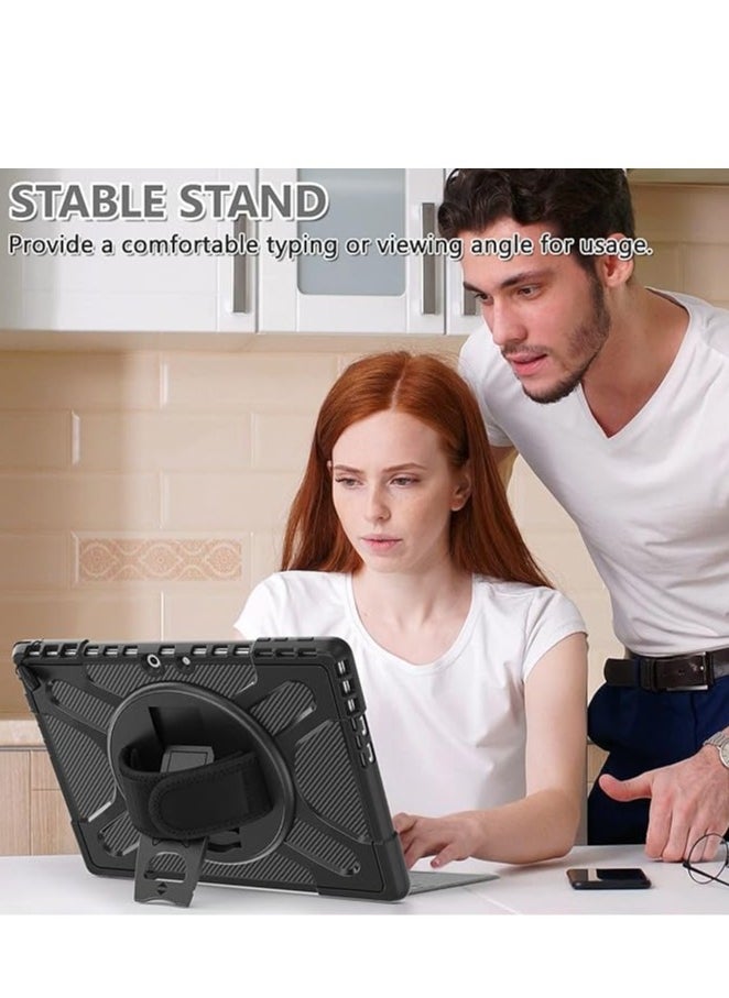 Full Body Shockproof Tablet Case with 360° Stand, Microsoft Surface Pro 9 Compatible, Keyboard Compatible, Tablet Case