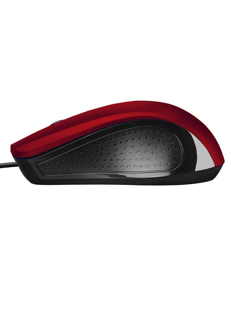 Gamma - Gaming mouse, high sensitivity, high resolution up to 800 dpi, ergonomic design, ready to improve your performance in games and daily tasks, compatible with all operating systems, multi-color LED lighting, programmable buttons, ensures fast and accurate response , model M-61/Red - Image 1