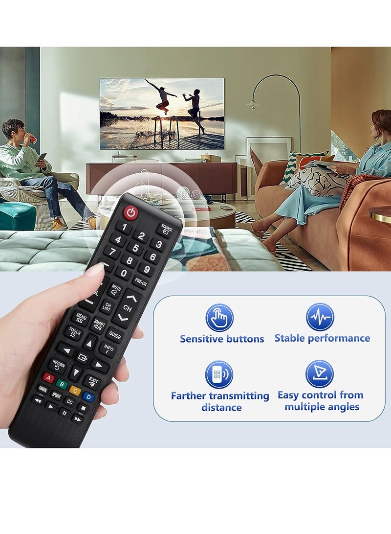 ELTRAZONE Universal Samsung TV Remote Control - Replacement Remote for All Samsung Smart LCD LED SUHD UHD HDTV 3D TVs (Models: BN59-01199F, BN59-01315A, BN59-01315B, BN59-01315J, BN59-01315D, BN59-01315N) - Image 4