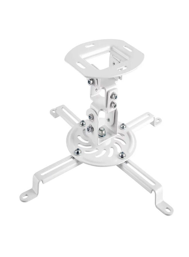 Skill Tech SH 11P Universal Projector Ceiling Mount, Mounting Profile 150mm, 13.5kg Load Capacity – White - Image 1