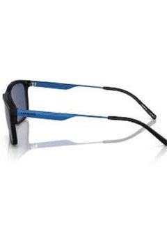 Arnette FULLRIMMED RECTANGULER SUNGLASS AN4305 284980 SIZE 58 BLACK FRAME WITH DARK BLUE LENS UNISEX  - Image 4
