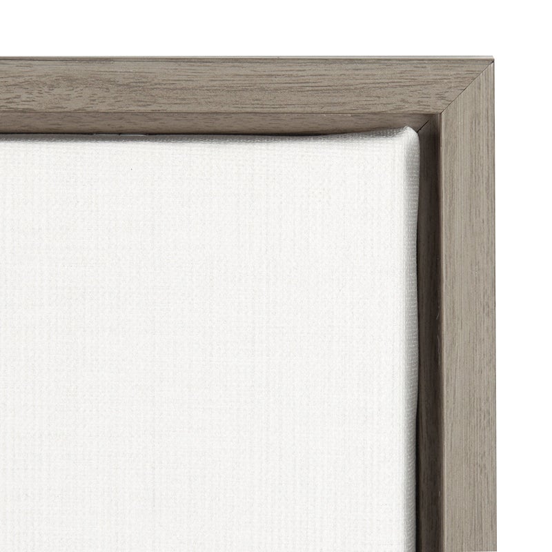 Kate and Laurel Sylvie Bear Animal Print Black and White Portrait Framed Canvas Wall Art by Simon Te Tai, 18x24 Gray - Image 3