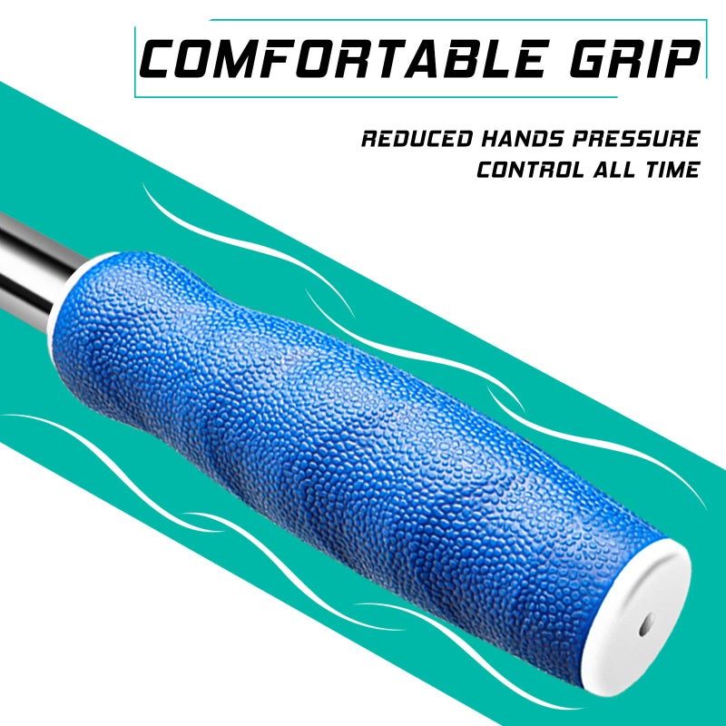 prowithlin Golf Ball Retriever, Golf Balls Retriever Telescopic for Water with Spring Release-Ready Head, Balls Retriever Tool Golf with Locking Clip, Grabber Tool, Golf Accessories Golf Gift for Men (Blue, 9ft) - Image 4