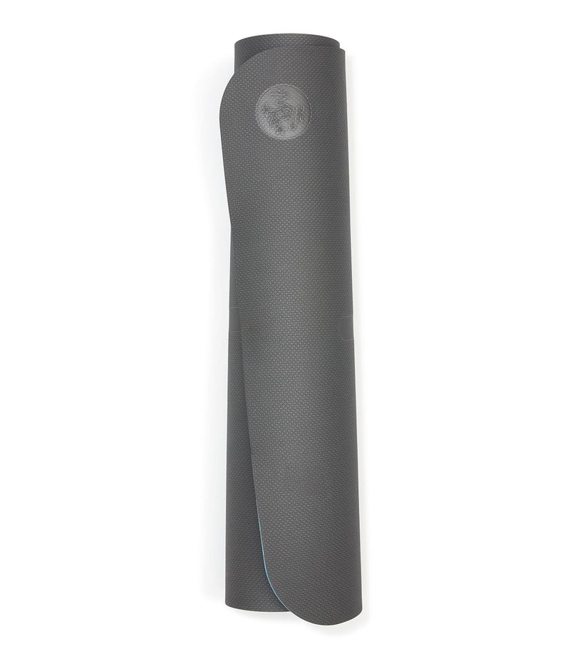 Manduka Begin Yoga Mat 68" - 5mm Cushioning | Comfortable, Lightweight & Reversible with Alignment Stripe | Budget-Friendly | 68 x 24 inches | Steel Grey - Image 2