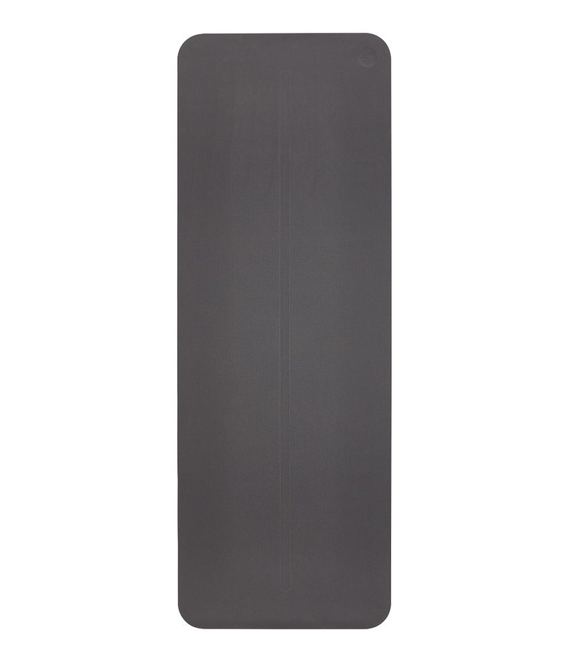 Manduka Begin Yoga Mat 68" - 5mm Cushioning | Comfortable, Lightweight & Reversible with Alignment Stripe | Budget-Friendly | 68 x 24 inches | Steel Grey - Image 3