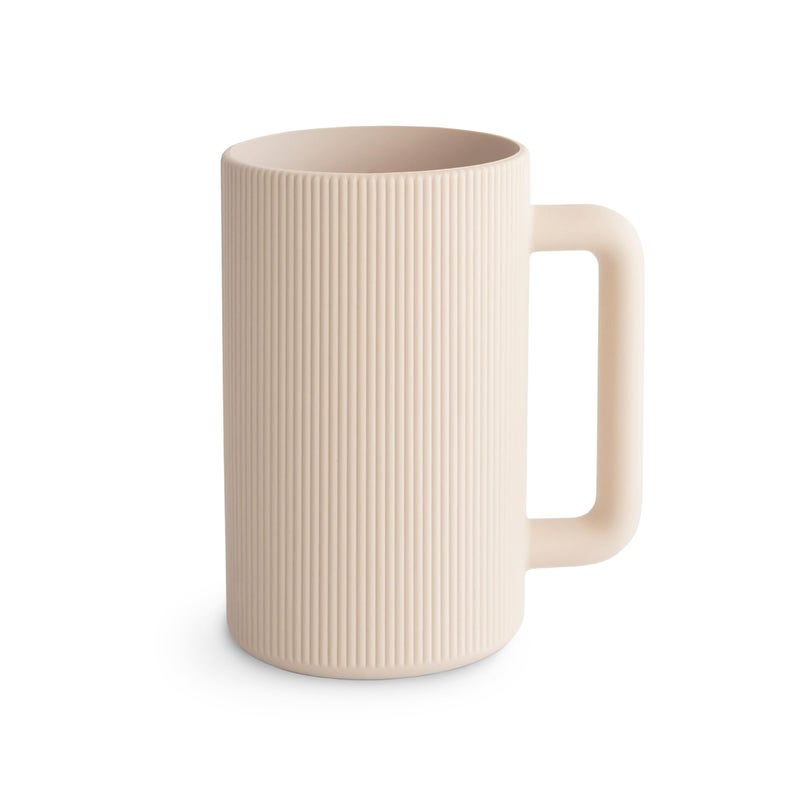 mushie Baby Bath Rinse Cup | 100% Food Grade Silicone | Wash Rinser Cup For Kids (Shifting Sand) - Image 1