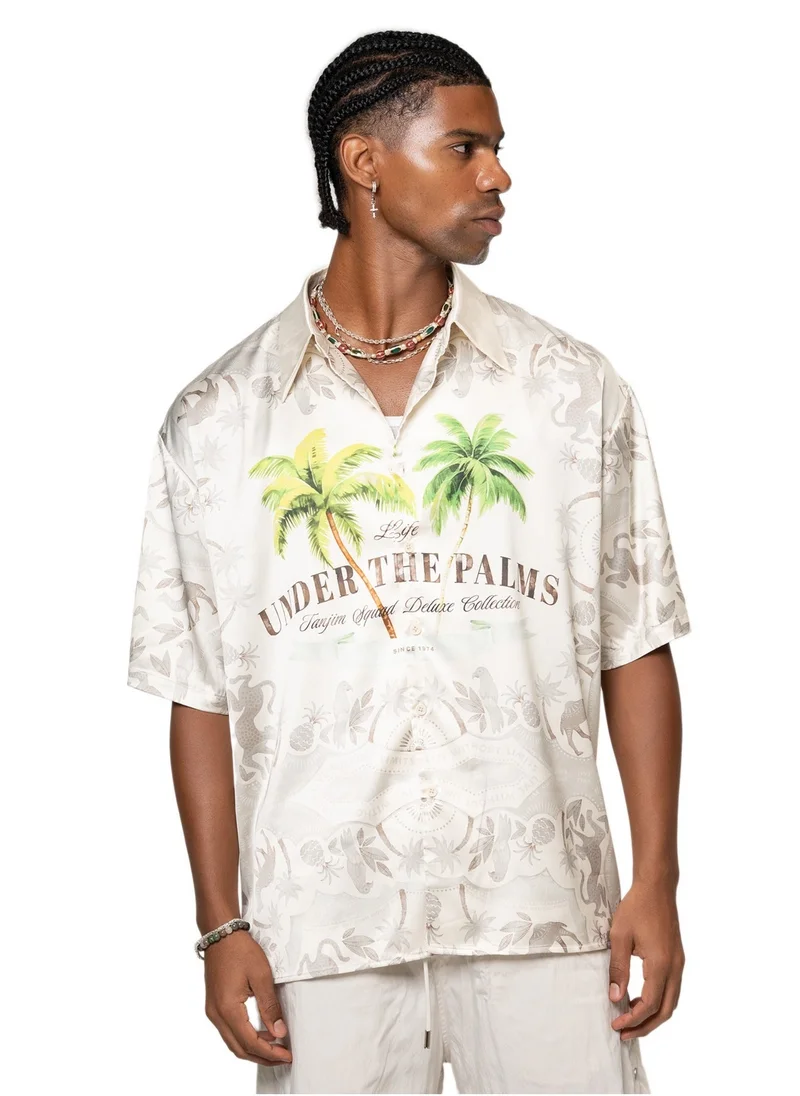 Tanjim Squad TANJIM SQUAD - UNDER THE PALMS SHIRT BEIGE