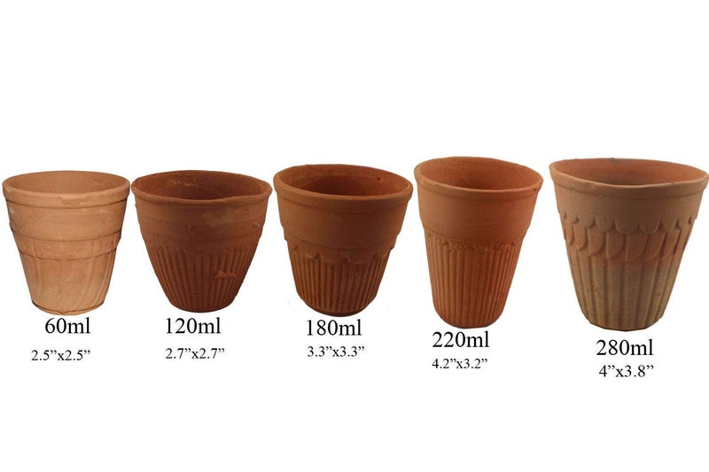 odishabazaar Clay Lassi set ( Brown ) - Set of 6 - Image 5